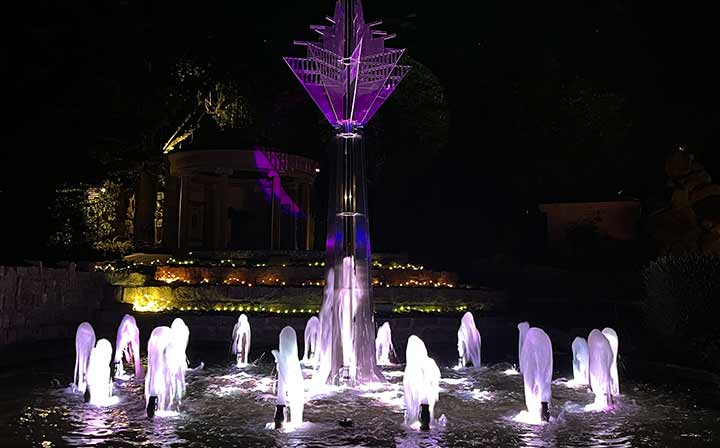 Watercreation: Wasserspiele, Lichtspiele und Musikspiele