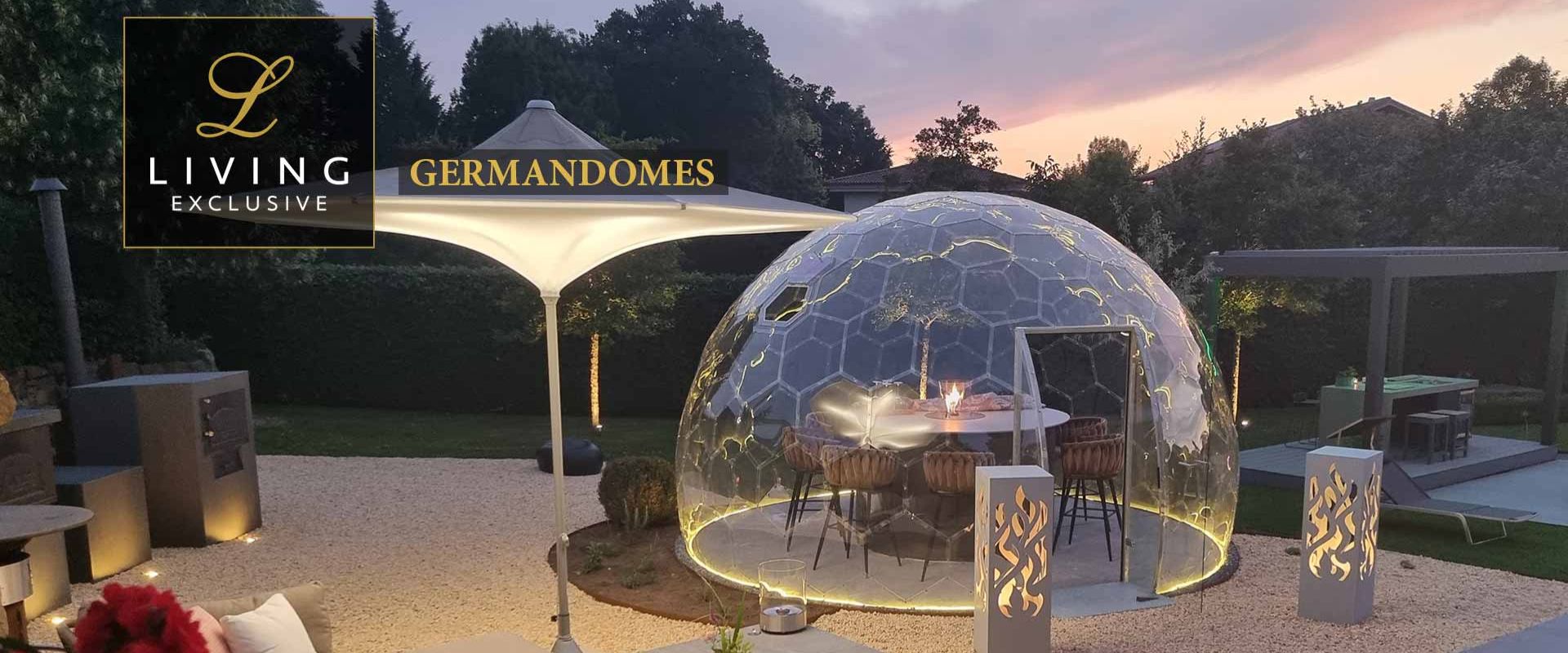 Transparente Kuppel für den Garten - German Domes