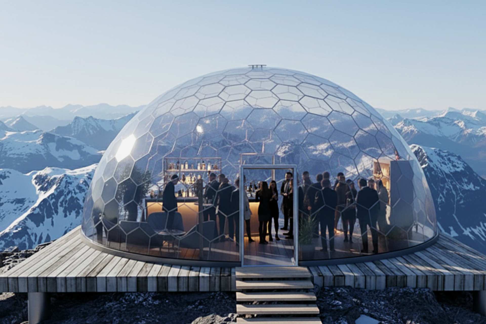 Transparente Kuppel German Dome 09