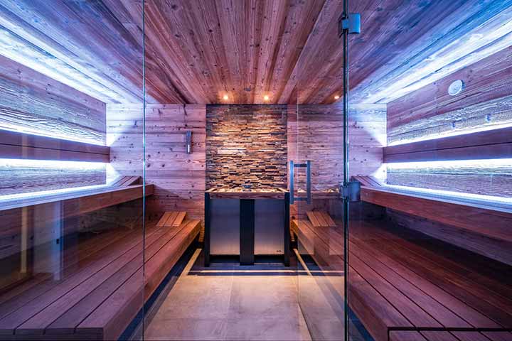 Designsauna Altholz 02