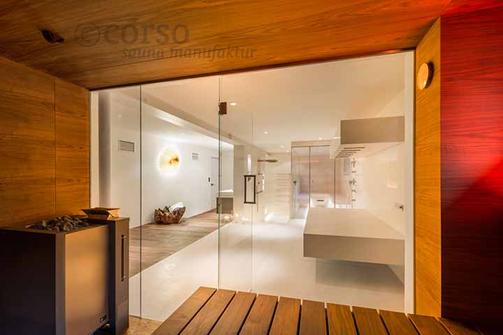 Designsauna Glas 20