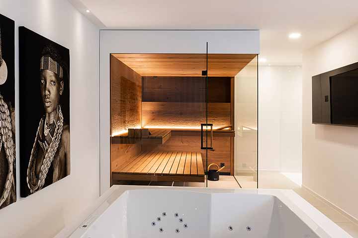 Designsauna Glas 25