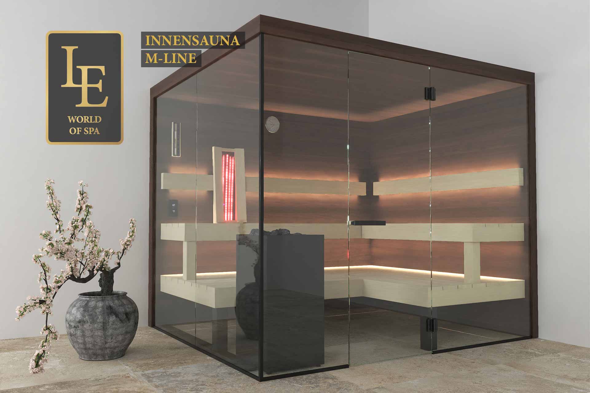 LE World of Spa - Innensauna M-Line