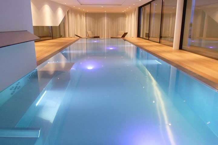 Poolbau - Edelstahl Poolbecken