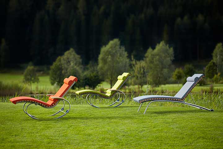Wellnessliege Outdoor First Class Holz